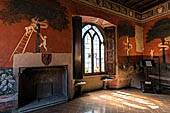 Castiglione Olona -  Palazzo Branda Castiglioni. Decorazione della camera del cardinale (autore ignoto 1423)